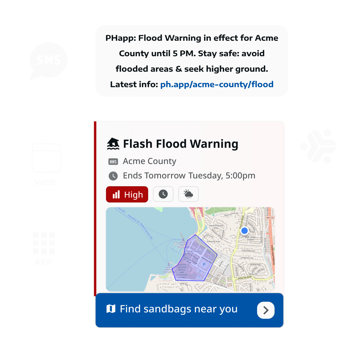 Public health communication platform